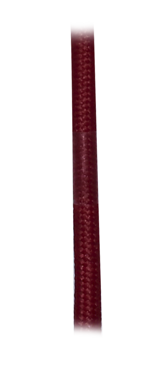 Round textile cord väri-variaatio Punainen 