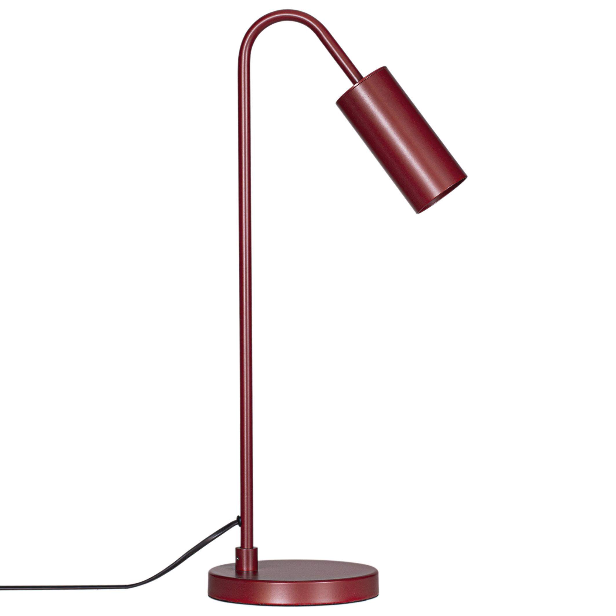 Curve table lamp väri-variaatio Punainen 