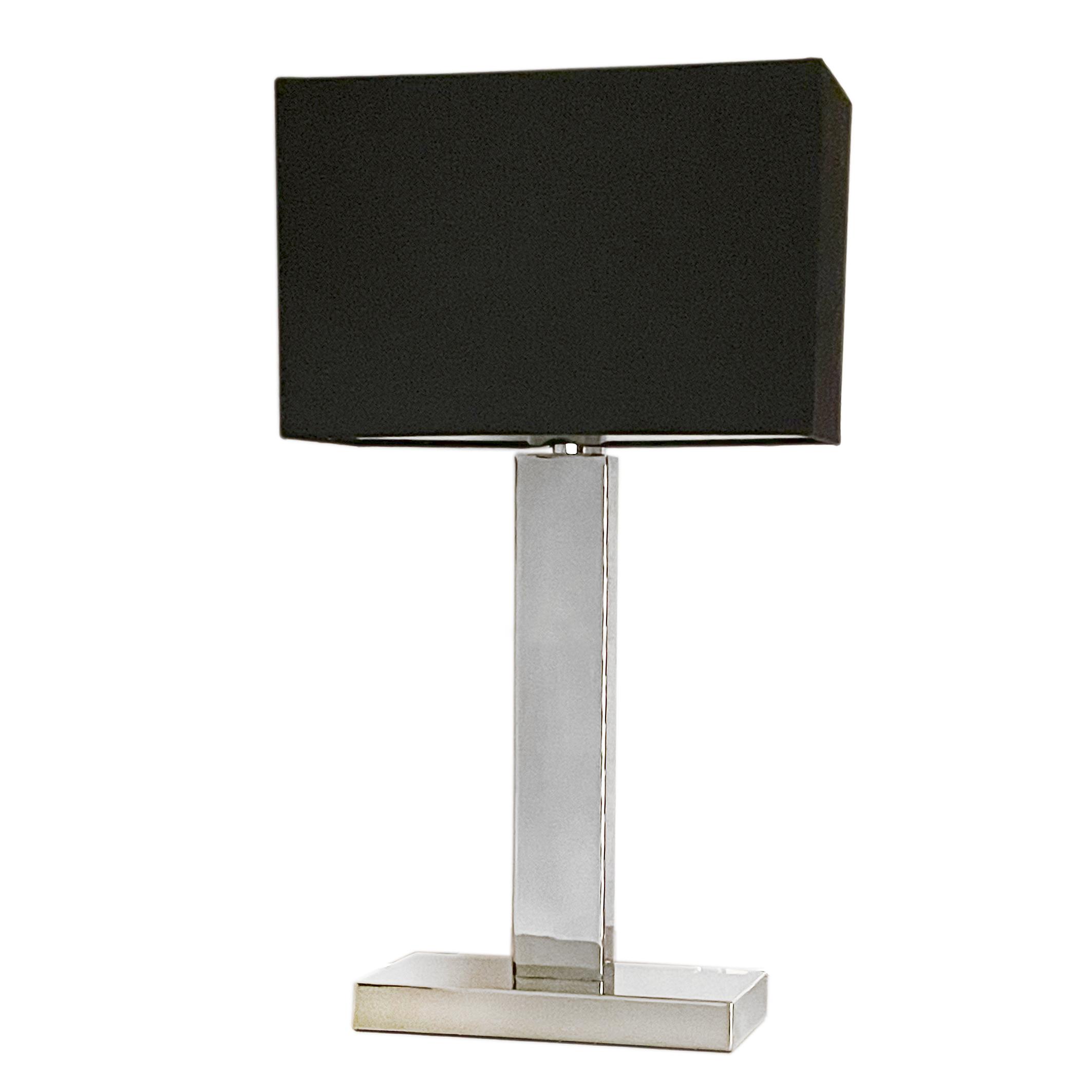 Prime 47cm table lamp väri-variaatio Kromi / Musta 