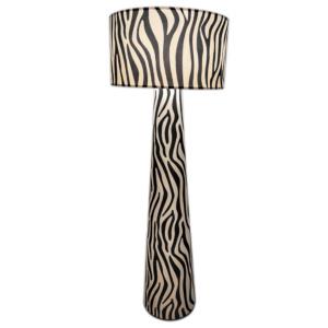 Zany Zebra floor lamp