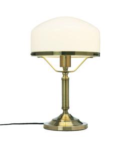 Ditmar table lamp antique opal glass